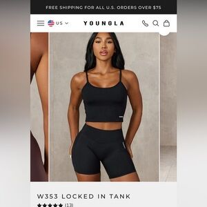 LIKE NEW YoungLA W353 LOCKED IN TANK